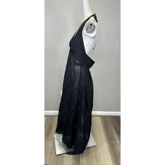 Natori Cotton Silk Voile Halter Maxi Dress Size XL $250 - Picture 8 of 12